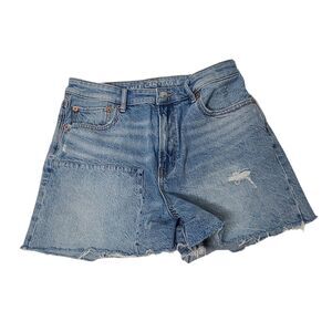 American Eagle Highest Rise 90s Boyfriend Shorts Denim Jeans Women's SZ 10